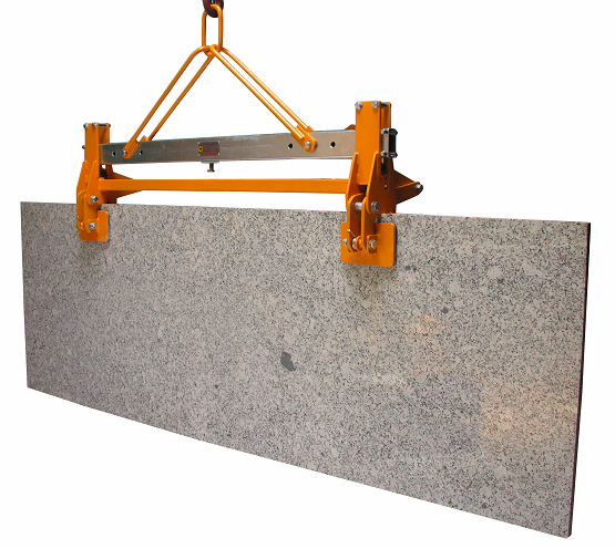 DOUBLE SCISSOR CLAMP-CLAMP LIFT AND MOVE SLAB